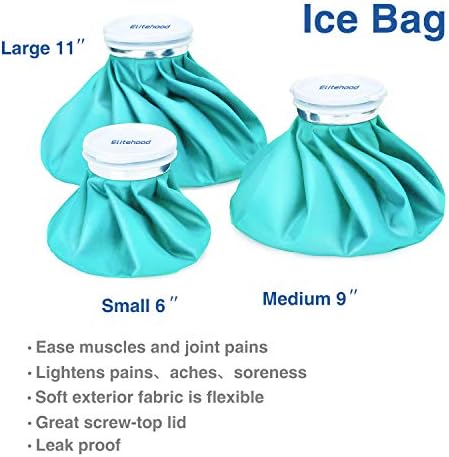 שקית קרח שקית קרח, שקית קרח לשימוש חוזר [11 9 6] & 3 מארז שקית קרח למילוי חוזר, שקית קרח לטיפול קר וחם לפציעות שקית קרח